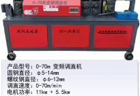 0-70m變頻調(diào)直機(jī) | 河南省長(zhǎng)葛市旭日陽(yáng)光機(jī)械制造有限公司 0-70m變頻調(diào)直機(jī)